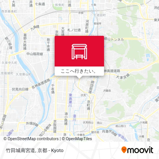 竹田城南宮道地図