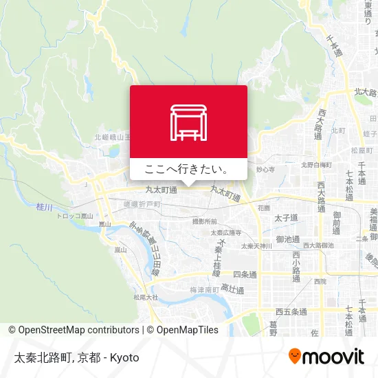 太秦北路町地図