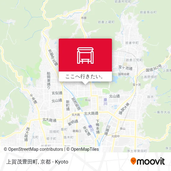 上賀茂豊田町地図