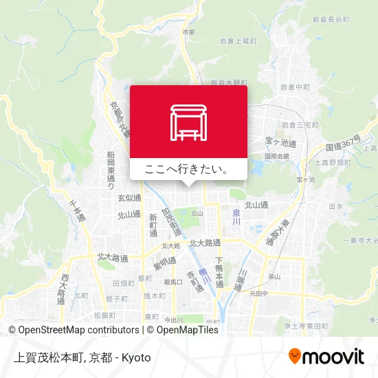 上賀茂松本町地図
