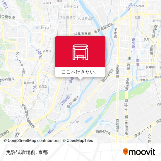 免許試験場前地図