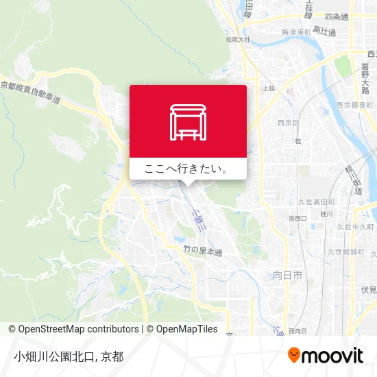 小畑川公園北口地図