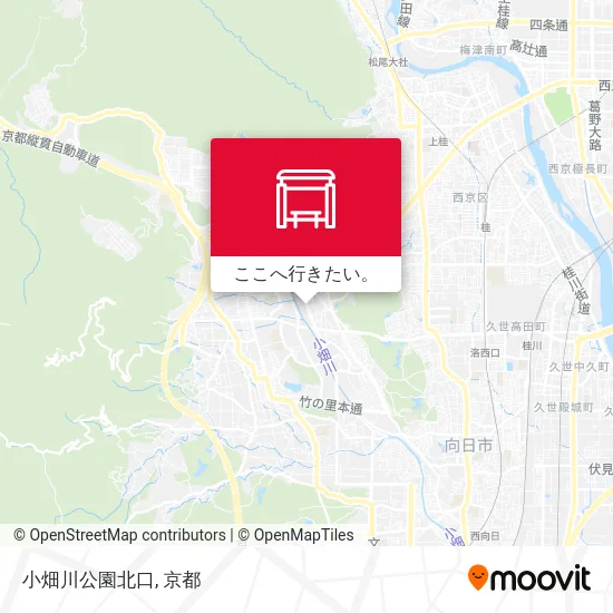 小畑川公園北口地図