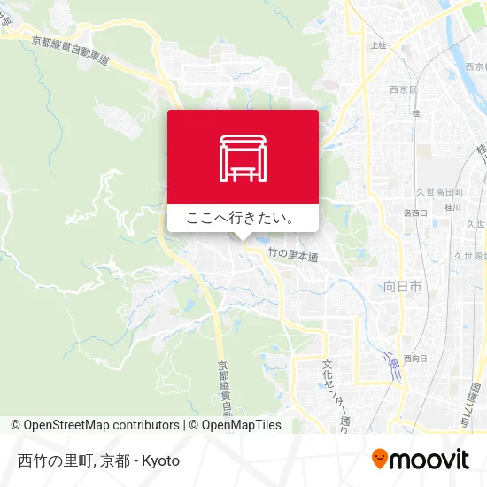 西竹の里町地図