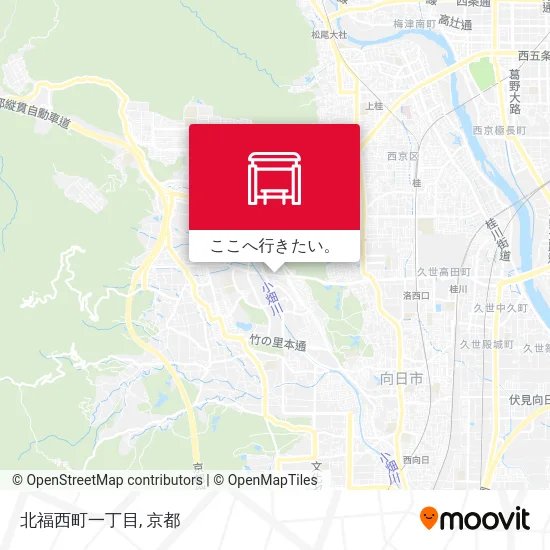 北福西町一丁目地図