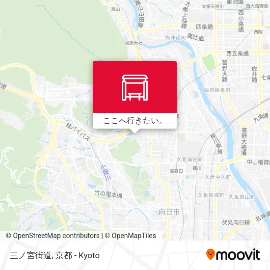 三ノ宮街道地図