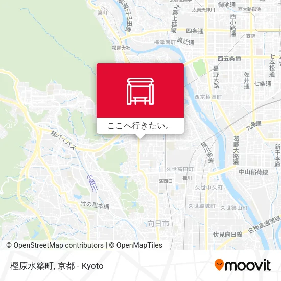 樫原水築町地図