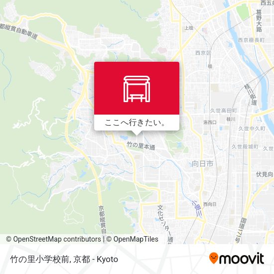竹の里小学校前地図