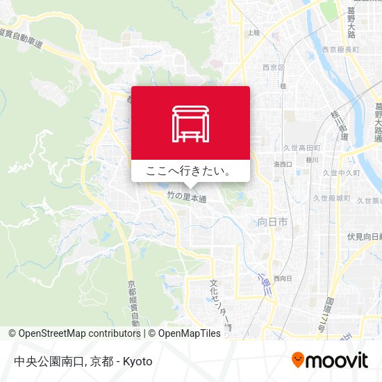中央公園南口地図