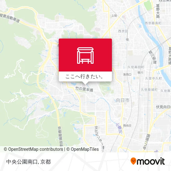 中央公園南口地図