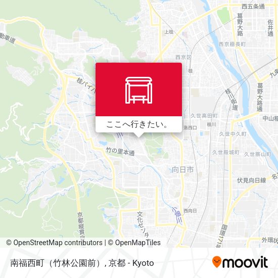 南福西町（竹林公園前）地図