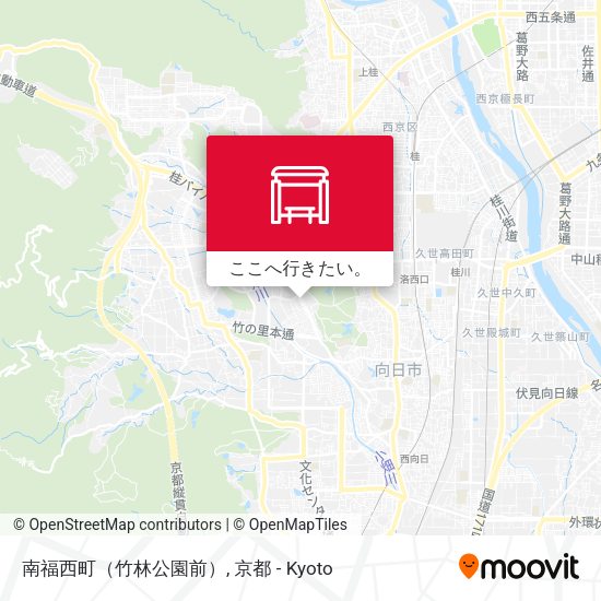 南福西町（竹林公園前）地図