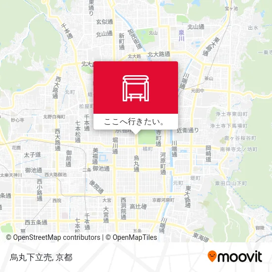 烏丸下立売地図