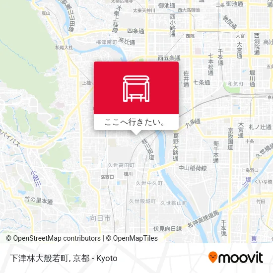 下津林大般若町地図
