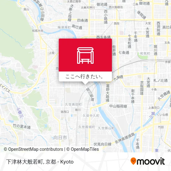 下津林大般若町地図