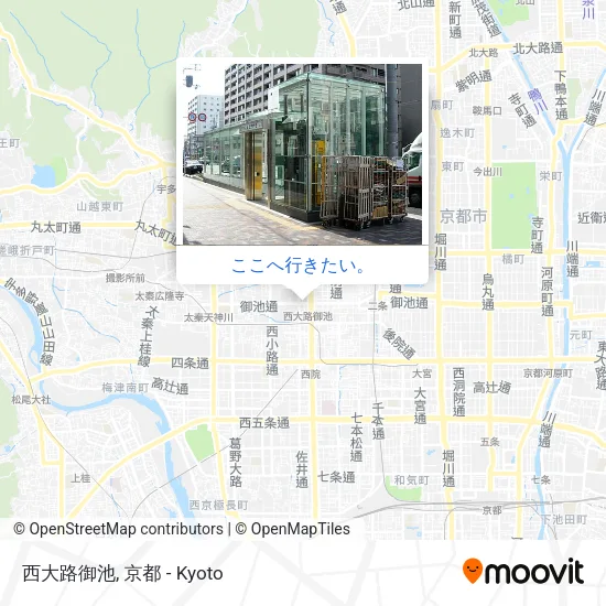 西大路御池地図