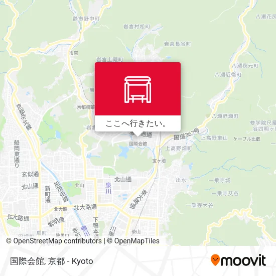 国際会館地図