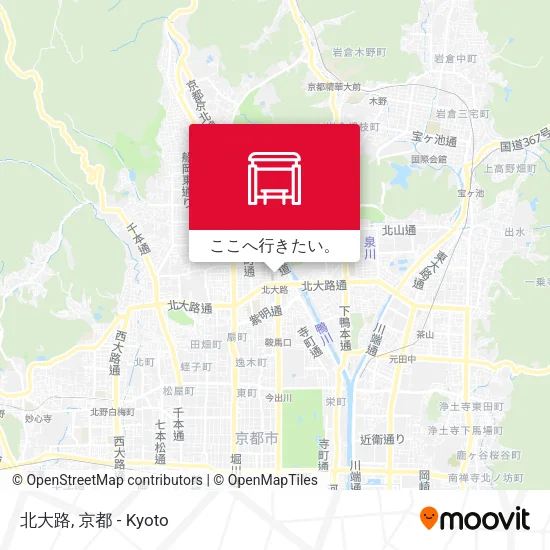 北大路地図