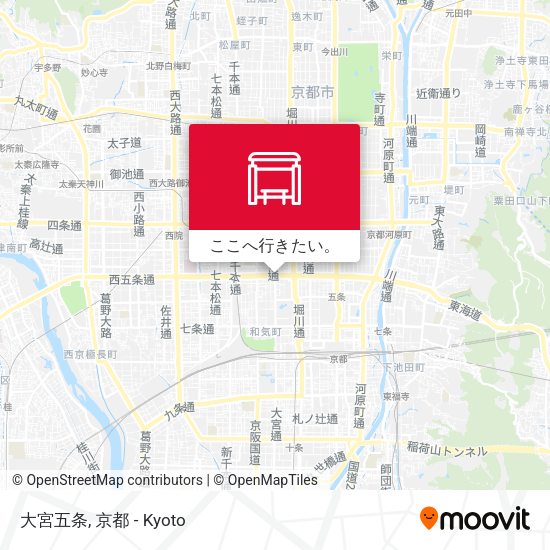 大宮五条地図