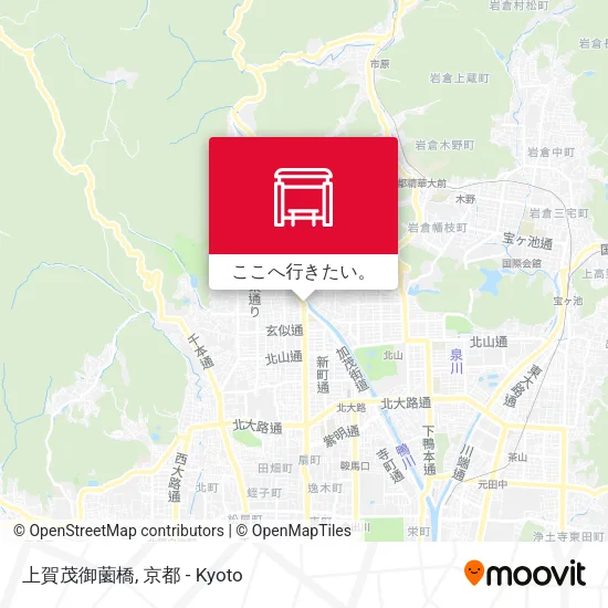 上賀茂御薗橋地図