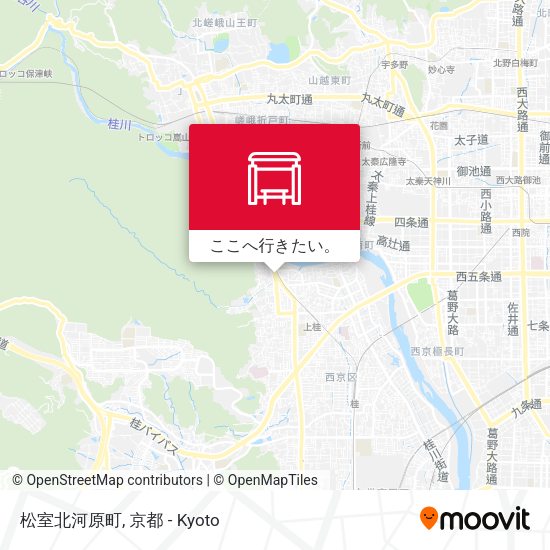 松室北河原町地図