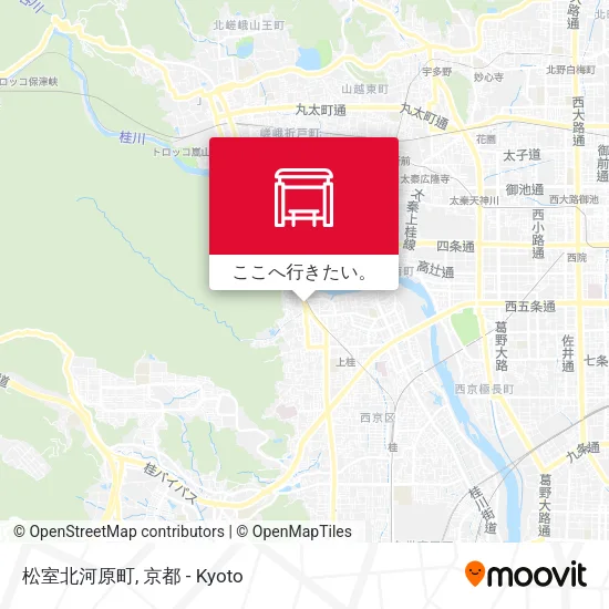 松室北河原町地図