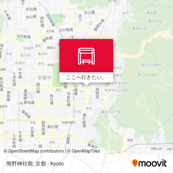 熊野神社前地図