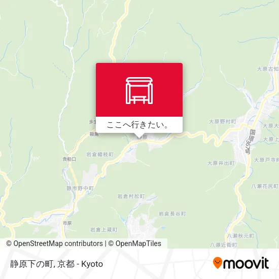 静原下の町地図