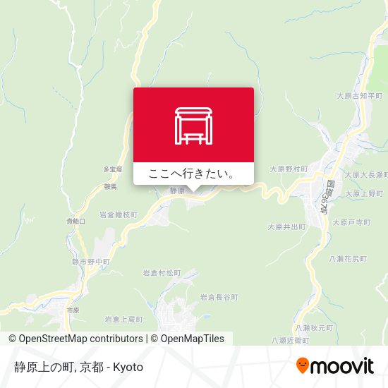 静原上の町地図