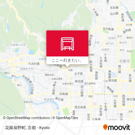花園扇野町地図