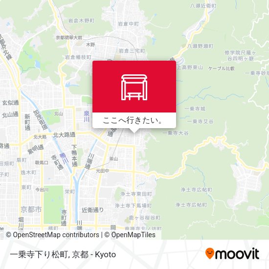 一乗寺下り松町地図