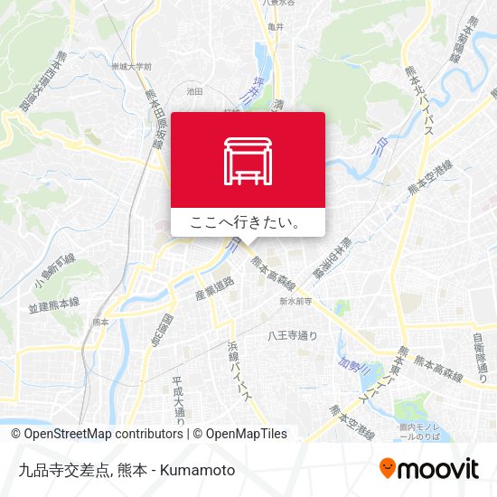 九品寺交差点地図