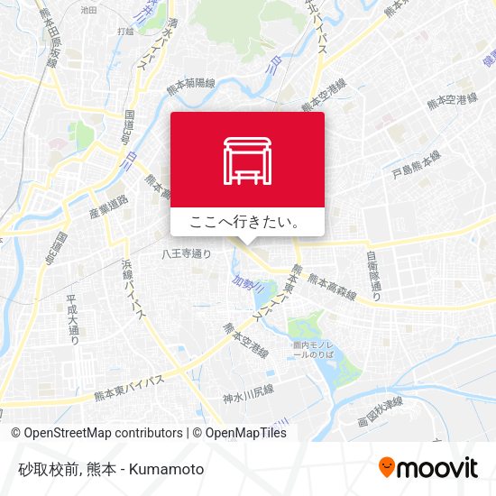 砂取校前地図