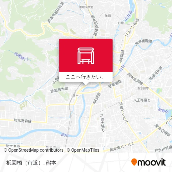 祇園橋（市道）地図