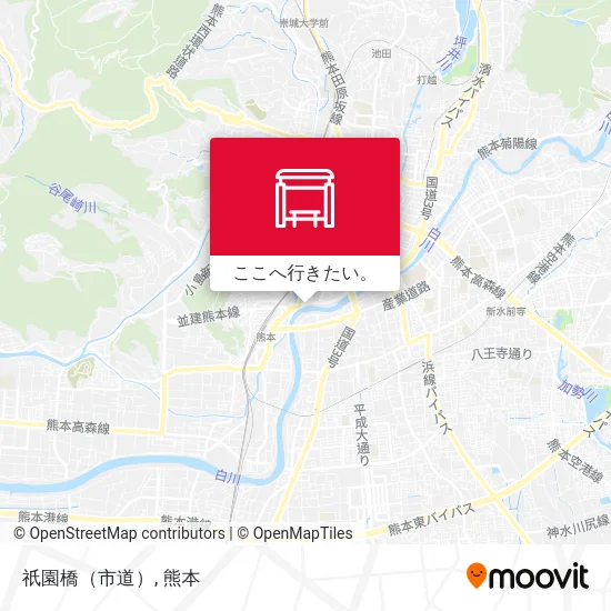 祇園橋（市道）地図