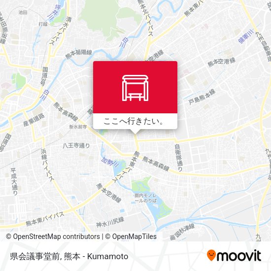 県会議事堂前地図