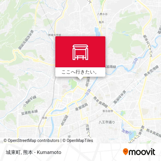 城東町地図