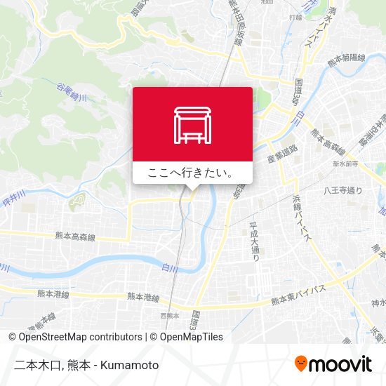 二本木口地図