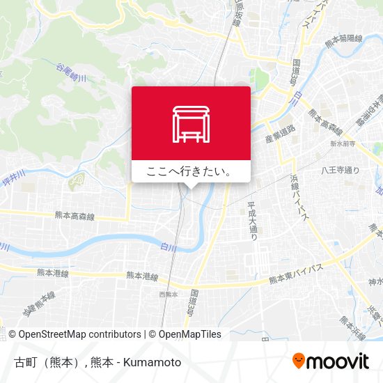 古町（熊本）地図