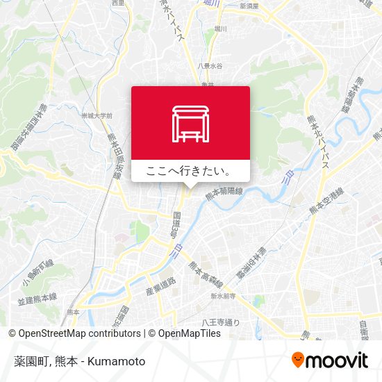 薬園町地図