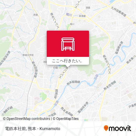 電鉄本社前地図