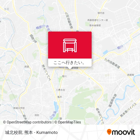 城北校前地図