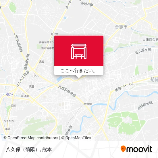 八久保（菊陽）地図