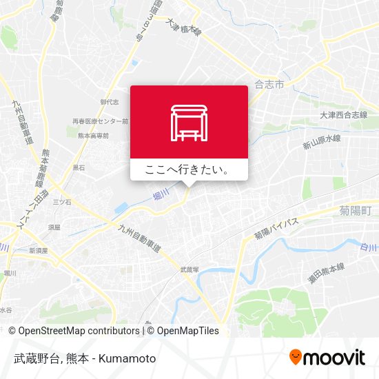 武蔵野台地図