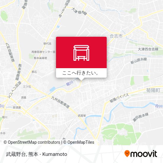 武蔵野台地図