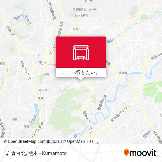 岩倉台北地図