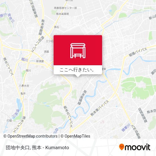 団地中央口地図