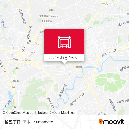 楠五丁目地図