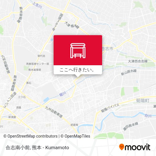 合志南小前地図