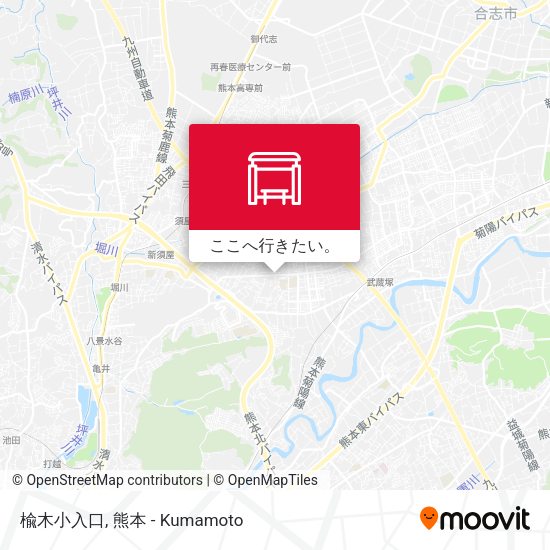 楡木小入口地図